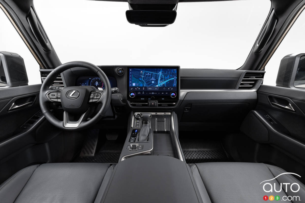 Intérieur du Lexus GX Overtrail+ 2024
